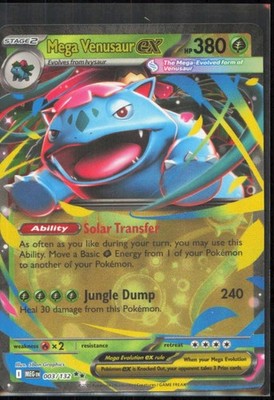 Mega Venusaur ex Double Rare ME01: Mega Evolution #003/132 [Near Mint] Pokemon T