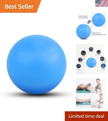 Compact Lacrosse Massage Ball - Ideal for Muscle Knots & Flexibility Enhancement
