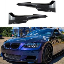Carbon Look Front Bumper Side Splitter For BMW 3 Series E92 E93 M-Tech 2006-2009