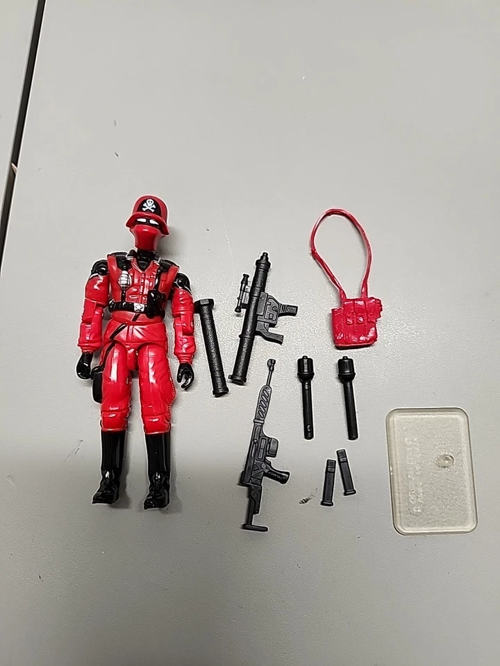 Figura de acción GI Joe Red Shadows Trooper 3,75" 2010 exclusiva de la convención JoeCon Foto 4 de 4