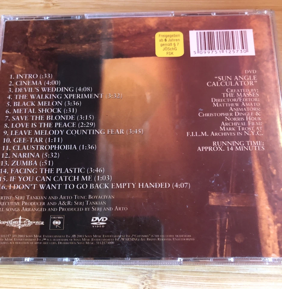 Serart - Serart CD Album + Bonus DVD System Of The Down - Photo 3/4