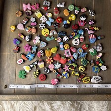 Large Lot Of Croc Charms