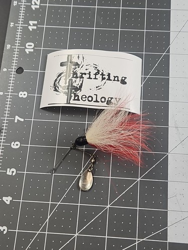 Spinners Shannon Twin Spinners de Colección Raros • Rojo Blanco Bucktail EE. UU. GUC F1 - Imagen 11 de 11