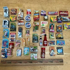 Mini Brands Food Toys Lot of 45+ food and toys, some are magnets