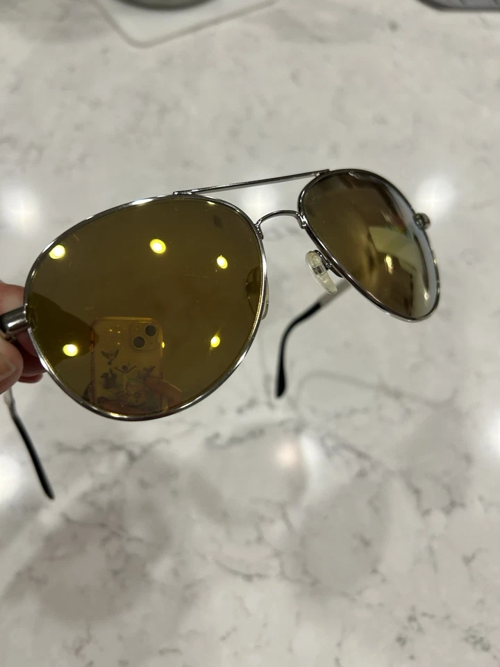 Gafas de sol Technomarine marco plateado espejo dorado nuevas SIN ETIQUETA unisex Foto 2 de 4