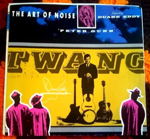 The Art of Noise ft Duane Eddy, Peter Gunn~1986 Chrysalis 7" picture sleeve only