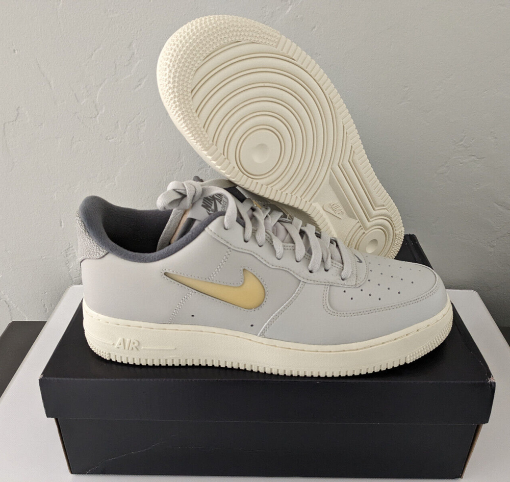 Nike Air Force 1 '07 LX Jewel Light Bone Grey White AF1 DC8894 001 Shoe Size 13