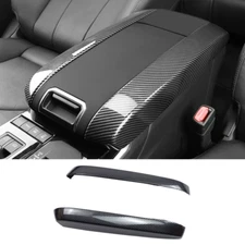 Carbon fiber Central Storage Box Cover Trim For Toyota 2020-2025 Highlander