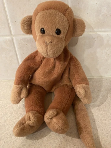 Vintage 1996 Ty Beanie Baby Bongo the Monkey