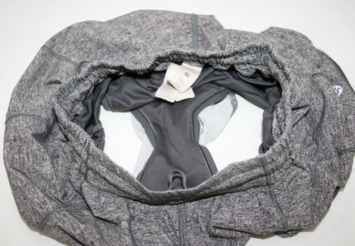 Lululemon Hotty Hot High-Rise Reflective 4" Gray Shorts Women's Size 4 TALL - Picture 10 of 10