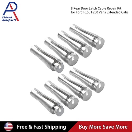 8 Rear Door Latch Cable Repair Kit for Ford F150 F250 Vans Extended