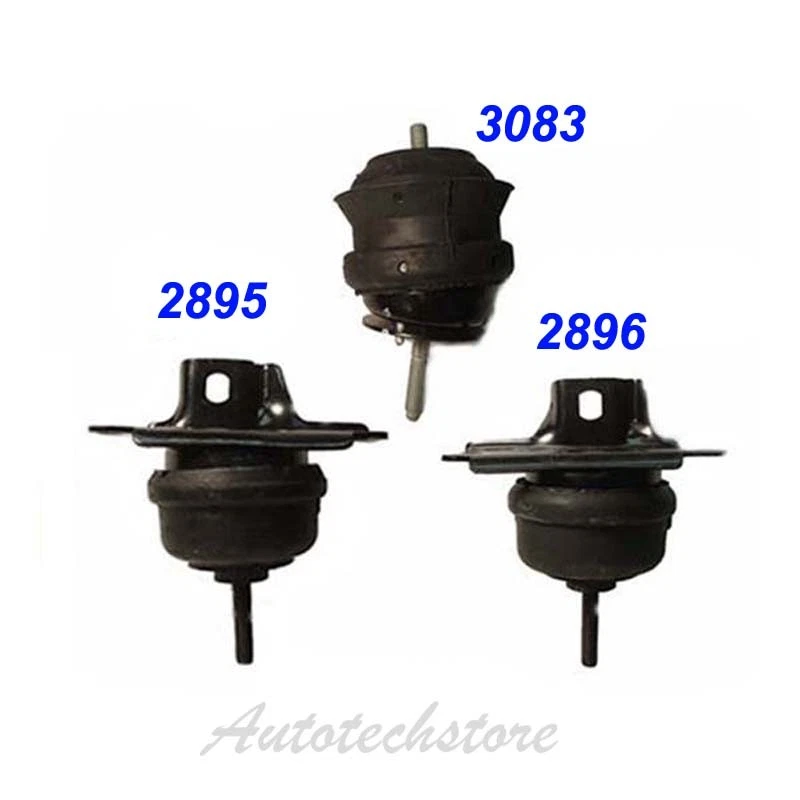 1998-2004 For Cadillac Seville 4.6L Engine Motor & Trans. Mount Set 3PCS M209 - Image 2 of 4