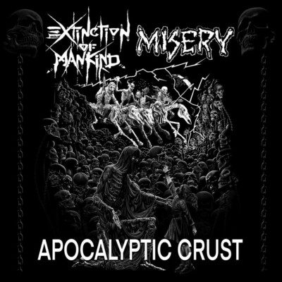 MISERY - EXTINCTION OF MANKIND Apocalyptic Crust LP PUNK ROCK Crust HARDCORE New