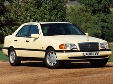 Cars 1993 mercedes benz c klasse uk spec w202 Desk Mat Stitched
