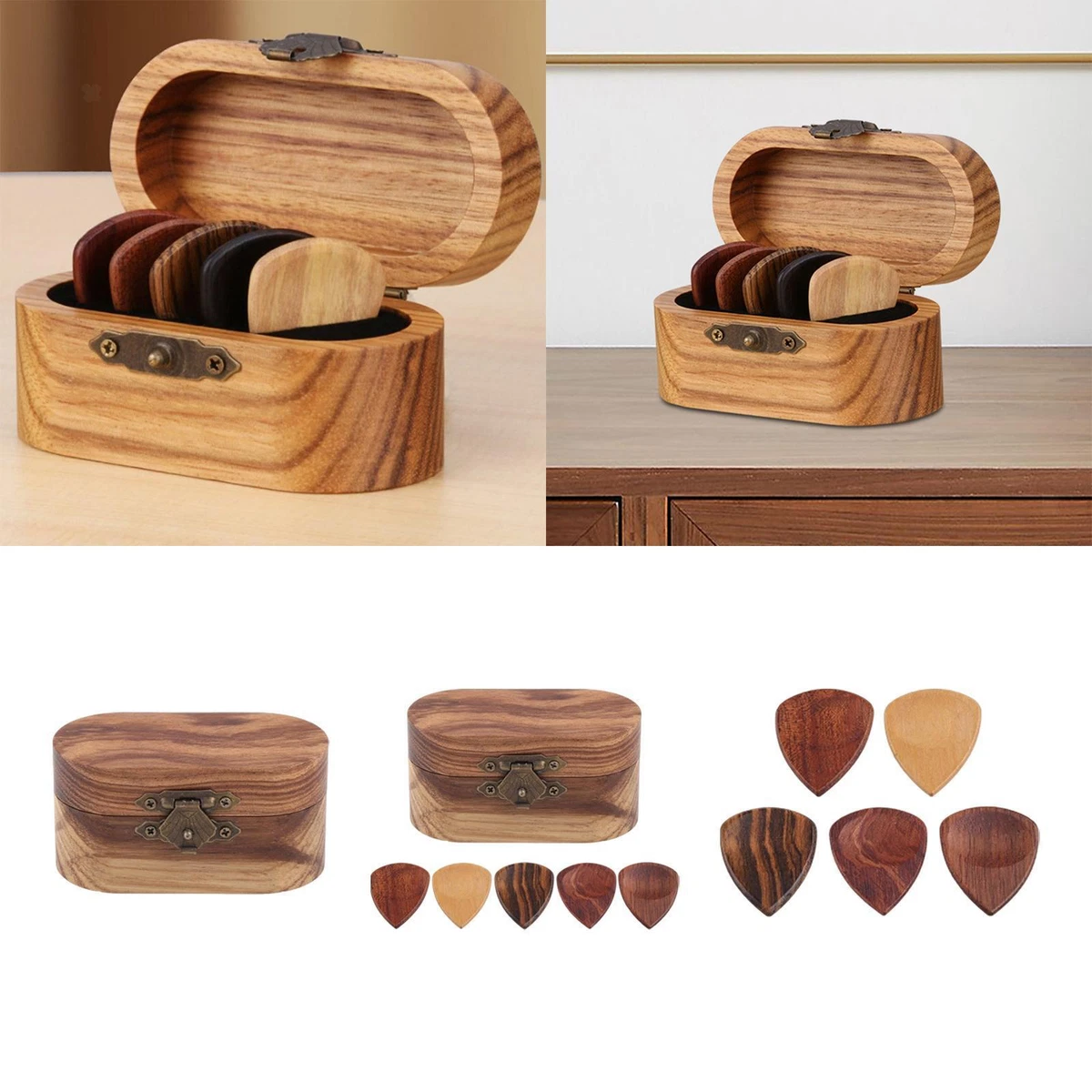 Guitar accessories storage box deals