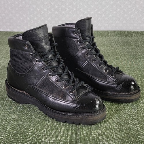 Danner Boots Black Leather Patrol Gore 