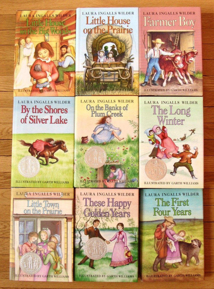 Complete Set 1-9 LITTLE HOUSE Books Laura Ingalls Wilder