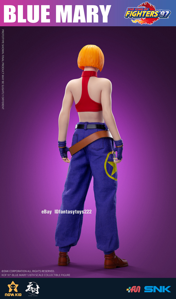 TUNSHI STUDIO KOF97 1/6 ブルー・マリー Tunshi Studio 1/6 The King Of Fighters 97 Blue Mary ACTION Figure