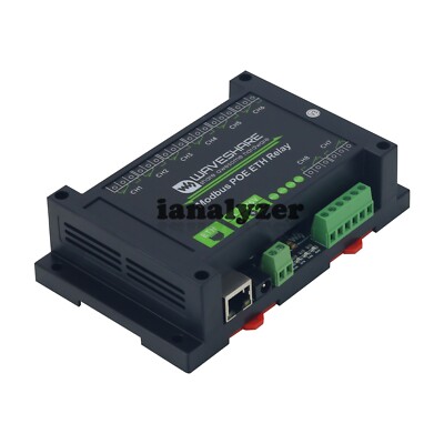 8-Ch Ethernet Relay Module Modbus POE ETH Relay for Industrial Equipment Control