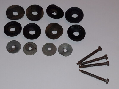 Befestigungsmaterial (Chassis) aus Nordmende Traviata 57 3D - Röhrenradio