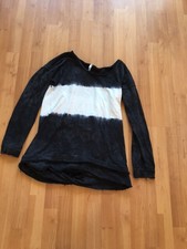 Mono B blue and white tie dye top sweatshirt ...