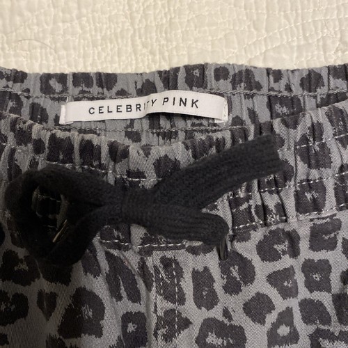 Animal Print Jeans With Elastic Waist & Ankles Size Juniors Medium - Picture 6 of 11