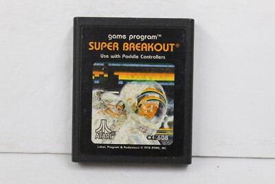 Vintage 1978 Super Breakout Atari 2600 Cart Only