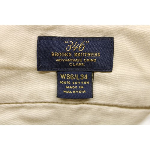 Brooks Brothers Men's Clark Straight Fit Stretch Advancege Chino Brown 36X34 NEW - Picture 5 of 7