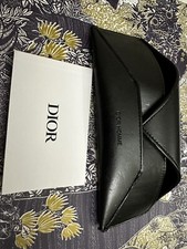 Christian Dior Homme Sunglasses Soft Leather Case Black