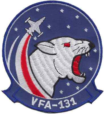 Strike Fighter Squadron 131 US Navy gestickter Patch Abzeichen - LETZTE PAAR