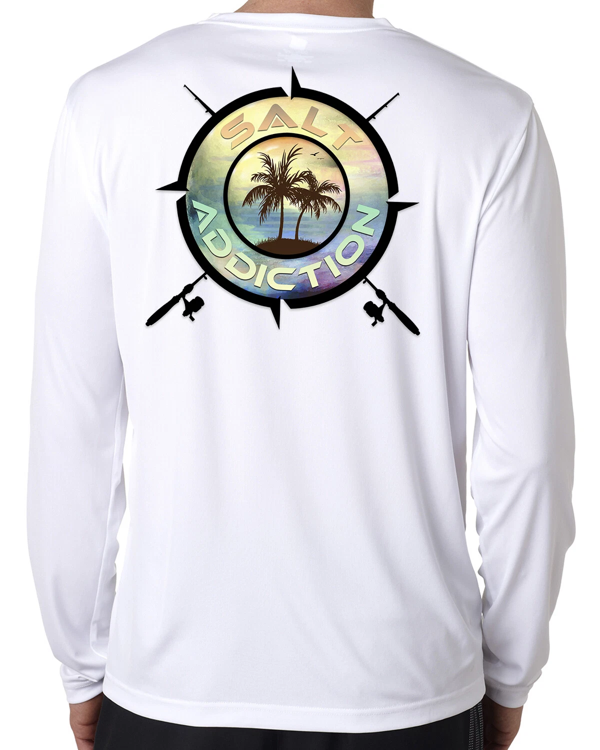 Salt Addiction t shirt long sleeve performance microfiber fishing uv 50+
Opens in a new window or ta