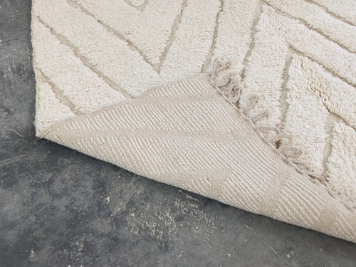 Berber Teppich 300 x 195 cm handgeknüpft Marokko Beni Ourain Boho Unikat Neu - Bild 7 von 8