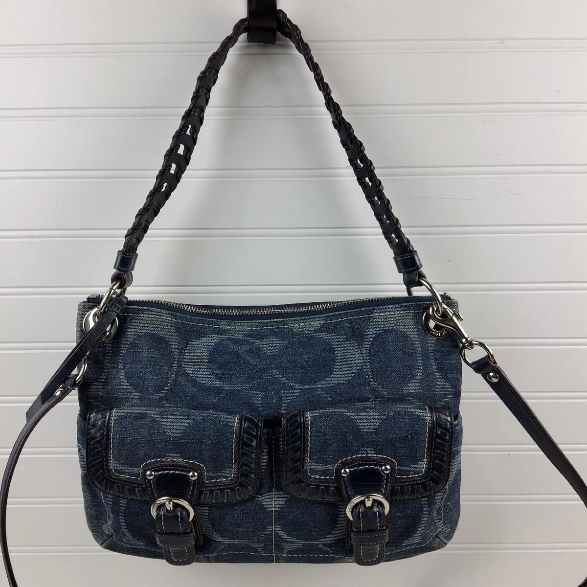 Coach poppy denim purse Clearance