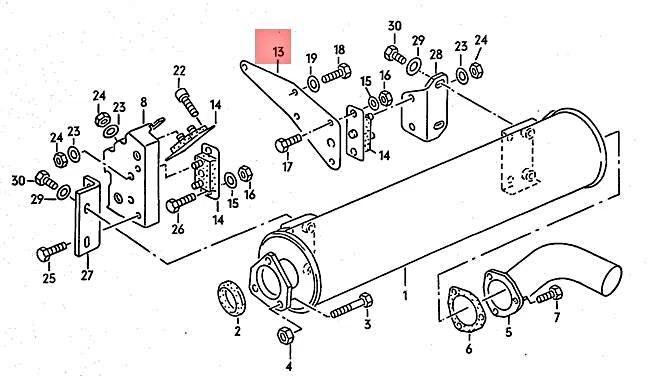 Placa Web Derecha Original Volkswagen NOS Vanagon Syncro 24 25 068251370 Foto 2 de 2