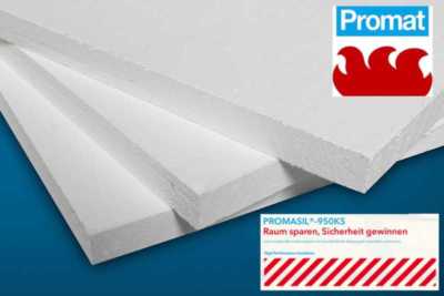 Promat Promasil 950 KS Isolierplatte 2 Platten 30 mm, 1000 x 500 mm Wärmedämmung