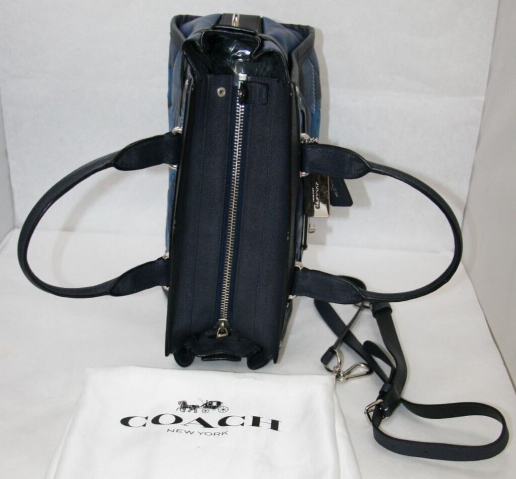 Coach Swagger Printed Patchwork Leather Quilted C… - image 18