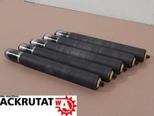 5 gummierte Interroll Tragrollen L430 Förderband Rolle Normrolle Gummi Mantel