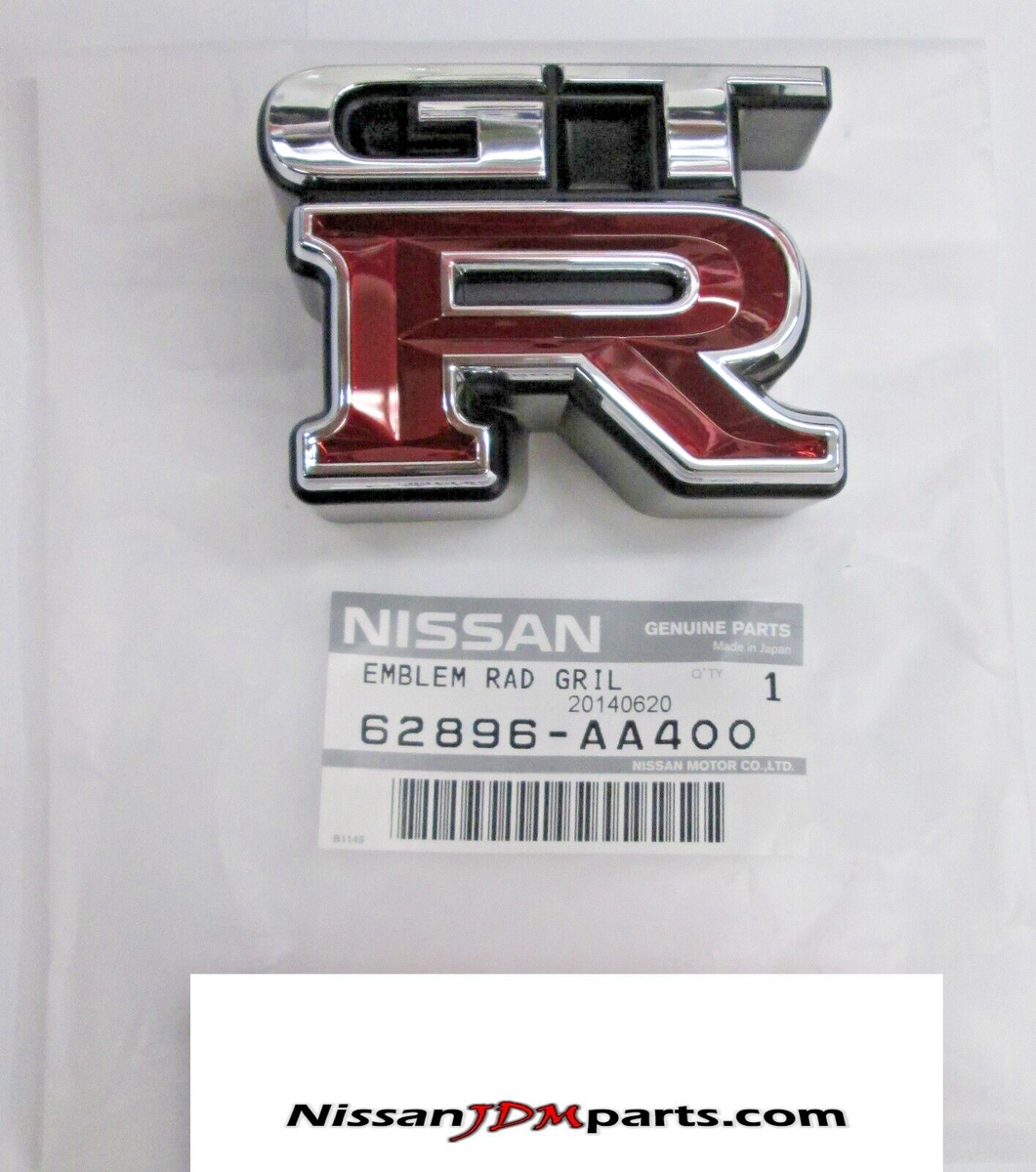 GENUINE Nissan Skyline R34 GT-R Front Emblem OEM Badge 62896-AA400