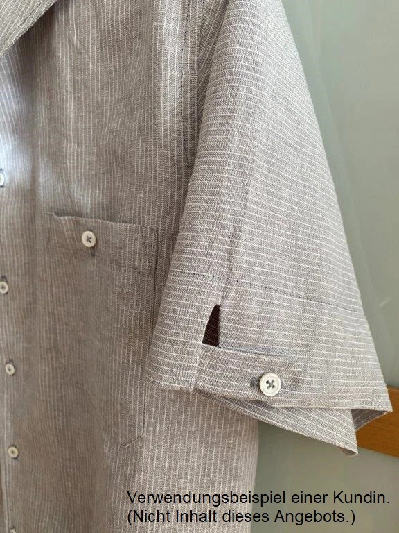 10x Knöpfe rund Perlmutt 10 mm Muscheln Kinderknöpfe Knopf Kinder Baby weiß neu - Bild 3 von 4