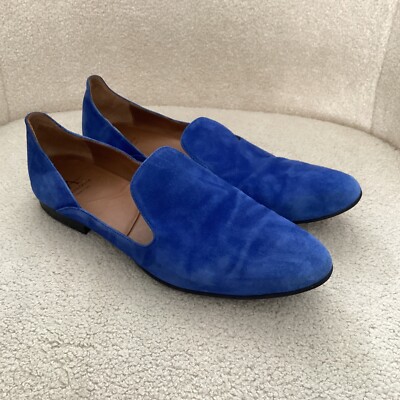 Aquatalia Emmaline Suede Loafers - bright Blue - 8.5 | eBay display picture 2