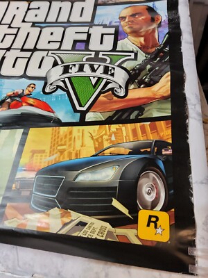 8pc Grand Theft Auto 5 GTA V Official Promotional Poster Lot