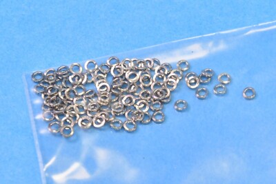 100 McMaster-Carr 0-80 Stainless Steel Split Washer Passivated NAS1640-0