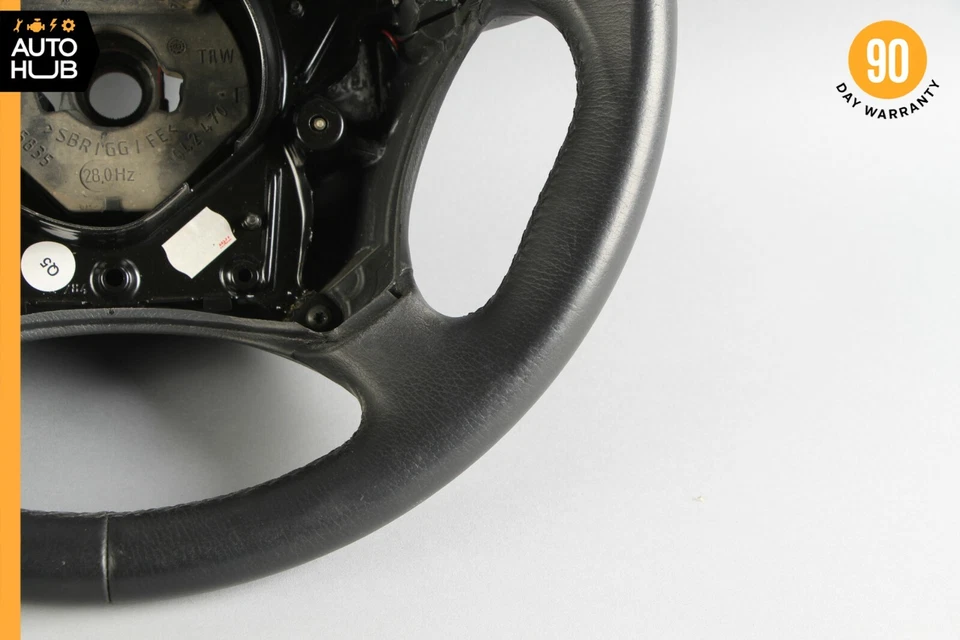 03-06 Volante deportivo Mercedes W220 S55 CL55 AMG con palancas de cambio negro Foto 4 de 4