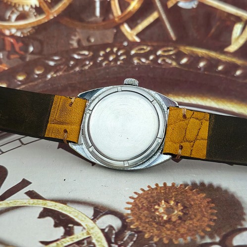 Vintage Watch USSR RAKETA 2609.НА Yellow Dial Rare SOVIET Wristwatch 19 Jewels - Picture 21 of 24
