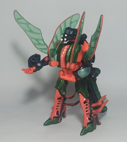 HASBRO VTG 1996 TRANSFORMERS BEAST WARS PREDACON JETSTORM 100% COMPLETE ROBOT - Picture 19 of 24