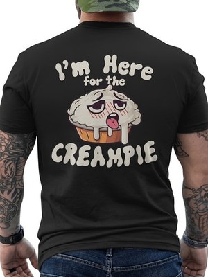 New Dating And Dirty Words Game Naughty Creampie Lewd Mens T-shirt Back Print U