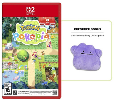 Pokemon Center Pokopia Ditto Sitting Cuties Plush (Plush Only - New/Unopened)