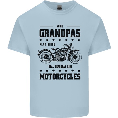 Some Grandpas Funny Biker Motorbike Bike Kids T-Shirt Childrens
