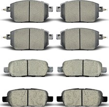 Kit pastiglie freno a disco in ceramica anteriori e posteriori D905 D969 per Nissan Altima