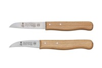 RÖR Omas SchäL-/KüChenmesser 2-Teilig GußStahl Buchenholzgriff Made In Solingen